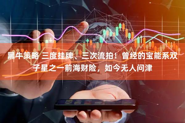 黑牛策略 三度挂牌、三次流拍！曾经的宝能系双子星之一前海财险，如今无人问津